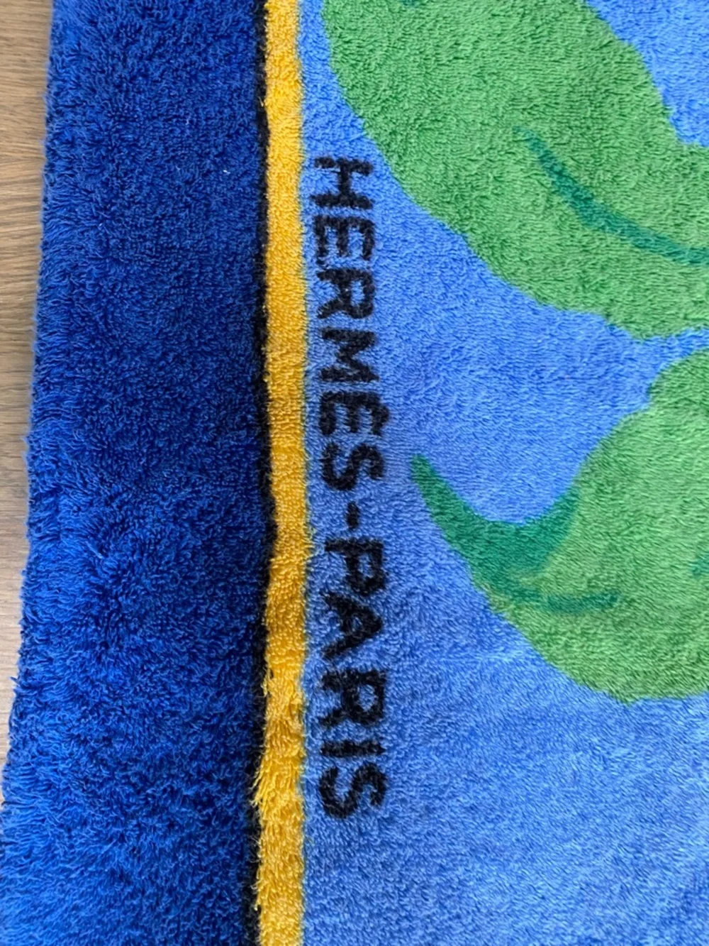 Hermes-Paris Drap de Plage Toucans Beach Towel vintage